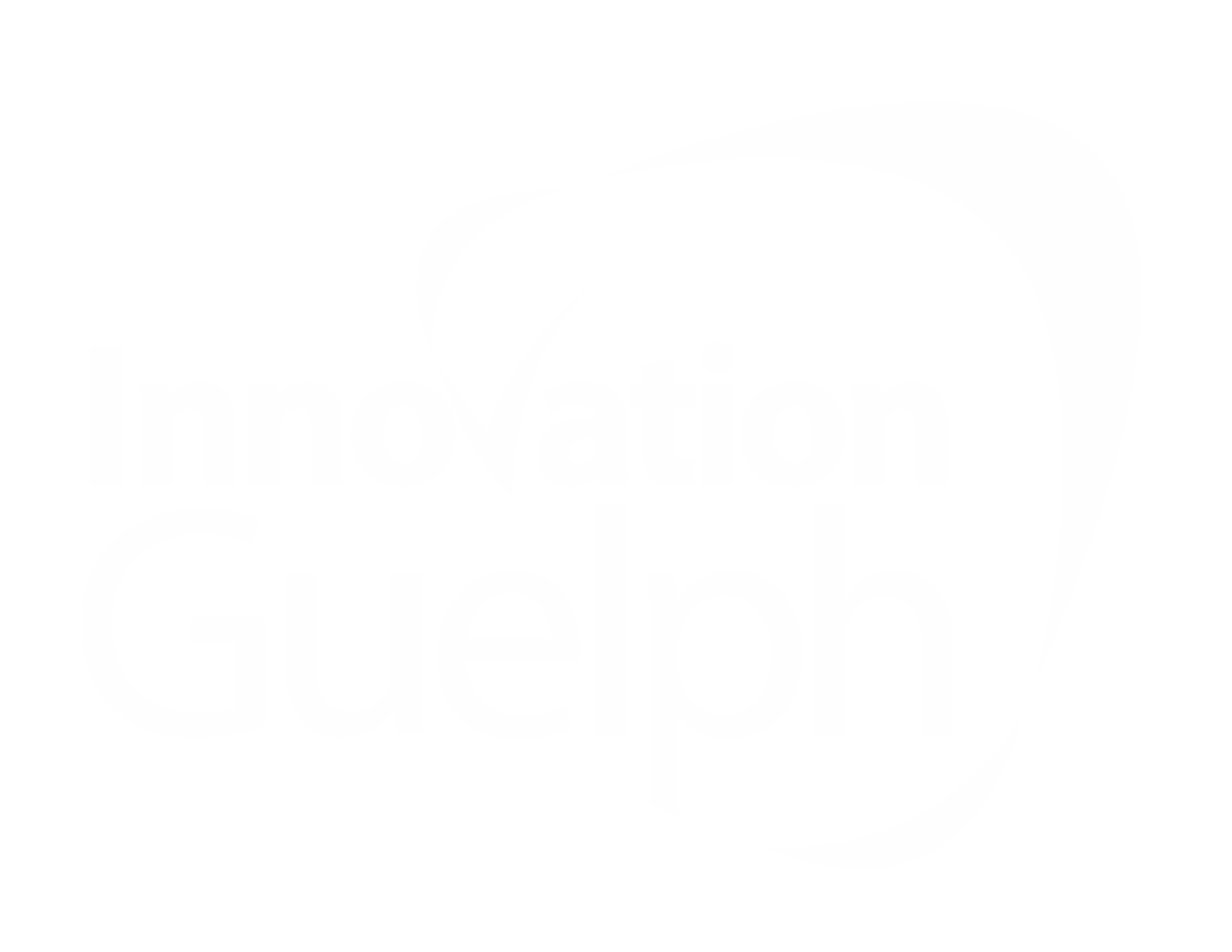 Innovation Guelph White Logo